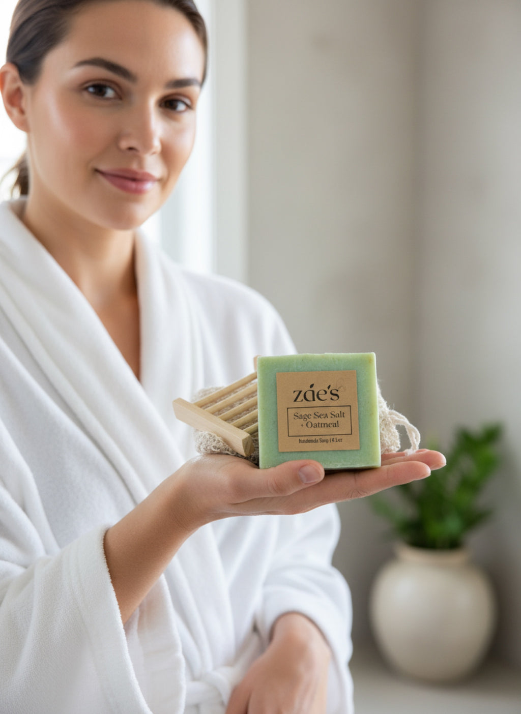 Sage, Sea Salt and Oatmeal Soap